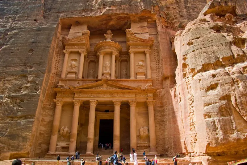 The Treasury in Petra (Known as El Khaznah)